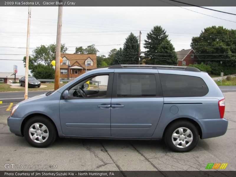 Glacier Blue / Gray 2009 Kia Sedona LX