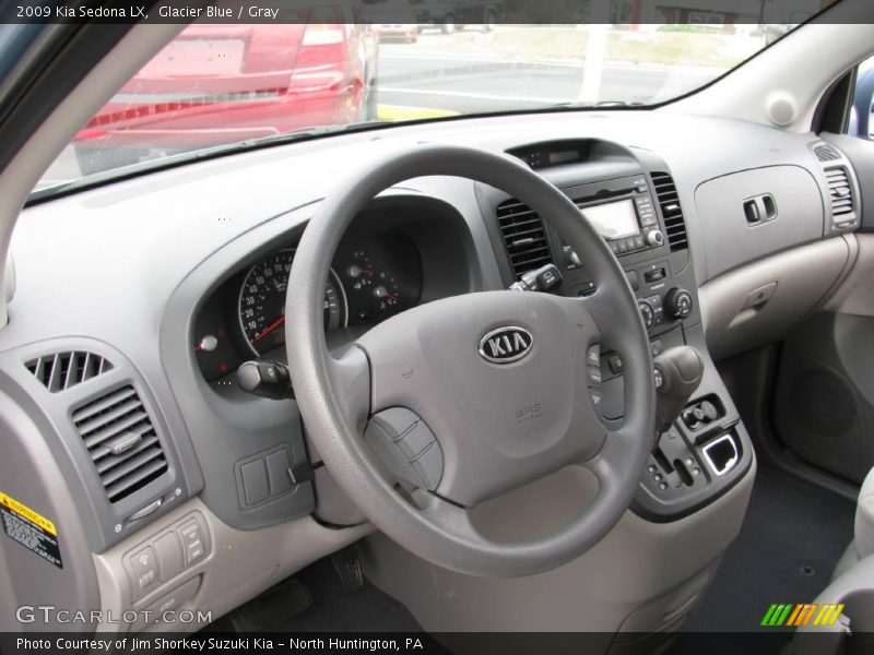 Glacier Blue / Gray 2009 Kia Sedona LX