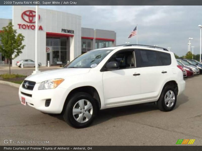 Super White / Ash Gray 2009 Toyota RAV4 4WD