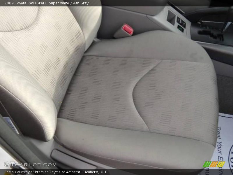 Super White / Ash Gray 2009 Toyota RAV4 4WD