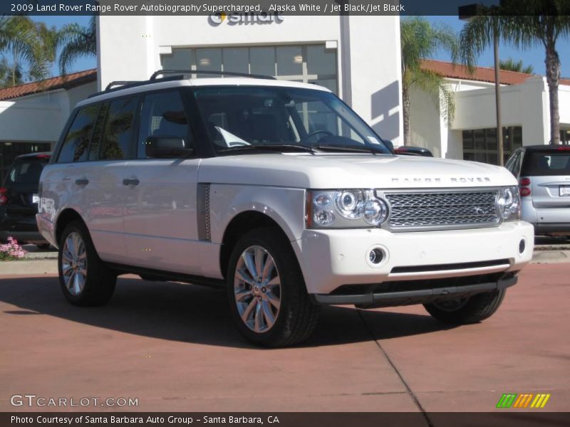 Alaska White / Jet Black/Jet Black 2009 Land Rover Range Rover Autobiography Supercharged