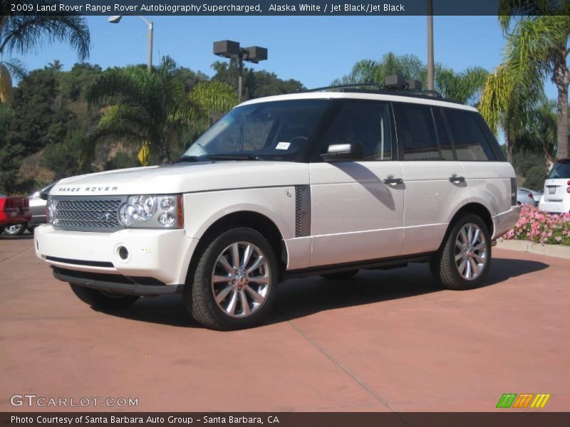Alaska White / Jet Black/Jet Black 2009 Land Rover Range Rover Autobiography Supercharged