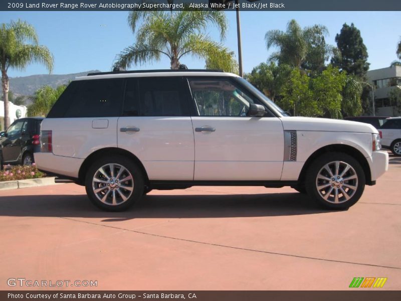 Alaska White / Jet Black/Jet Black 2009 Land Rover Range Rover Autobiography Supercharged