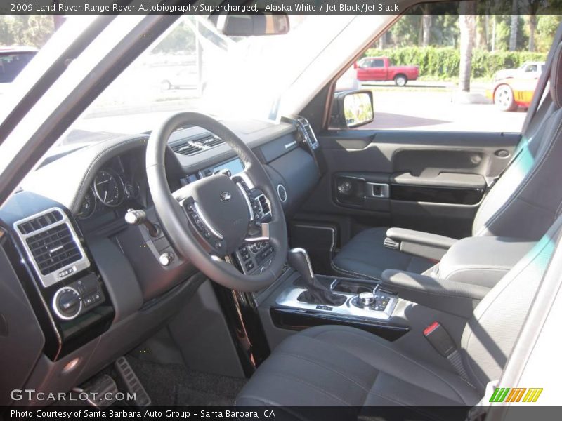 Alaska White / Jet Black/Jet Black 2009 Land Rover Range Rover Autobiography Supercharged