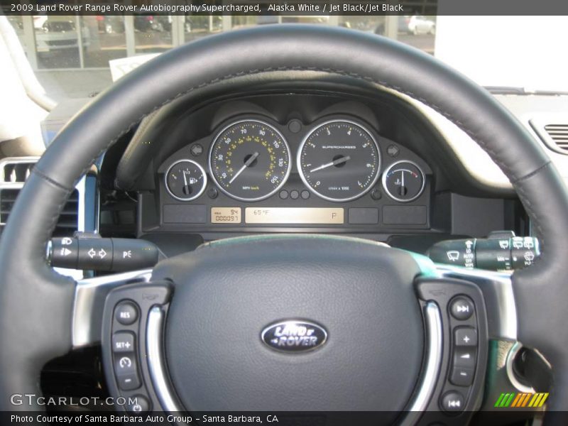 Alaska White / Jet Black/Jet Black 2009 Land Rover Range Rover Autobiography Supercharged