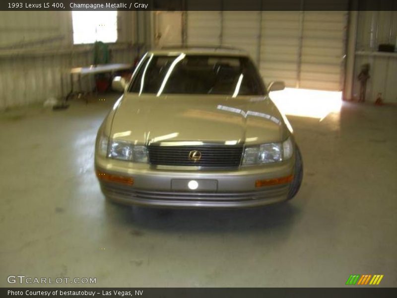 Champagne Metallic / Gray 1993 Lexus LS 400