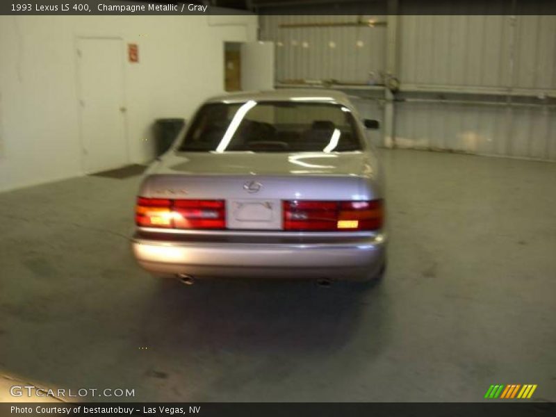 Champagne Metallic / Gray 1993 Lexus LS 400