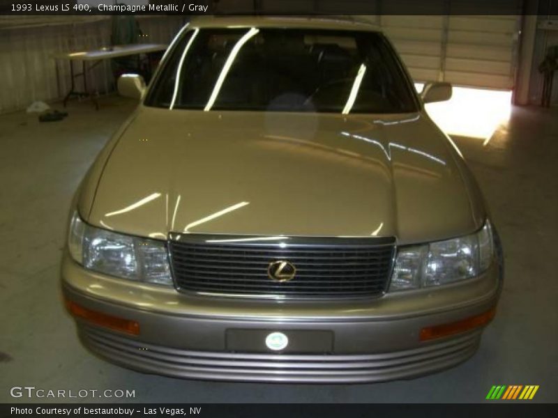 Champagne Metallic / Gray 1993 Lexus LS 400