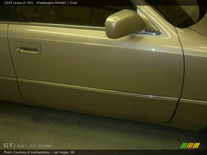 Champagne Metallic / Gray 1993 Lexus LS 400