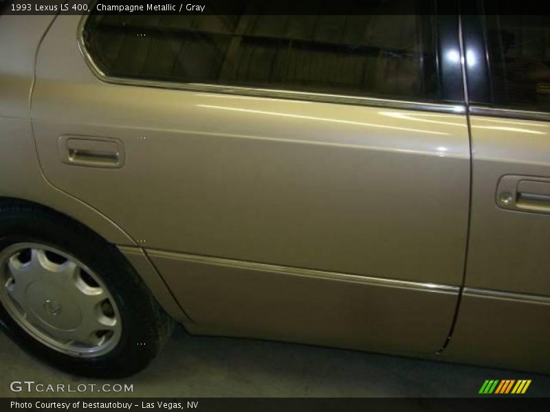 Champagne Metallic / Gray 1993 Lexus LS 400