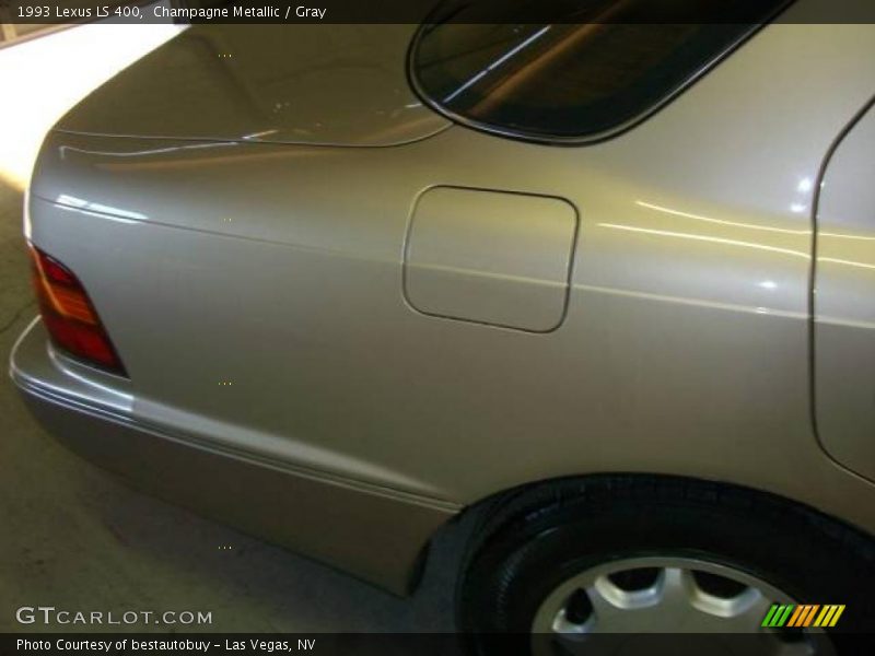 Champagne Metallic / Gray 1993 Lexus LS 400