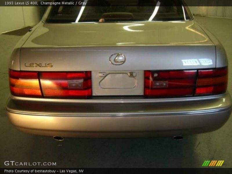 Champagne Metallic / Gray 1993 Lexus LS 400