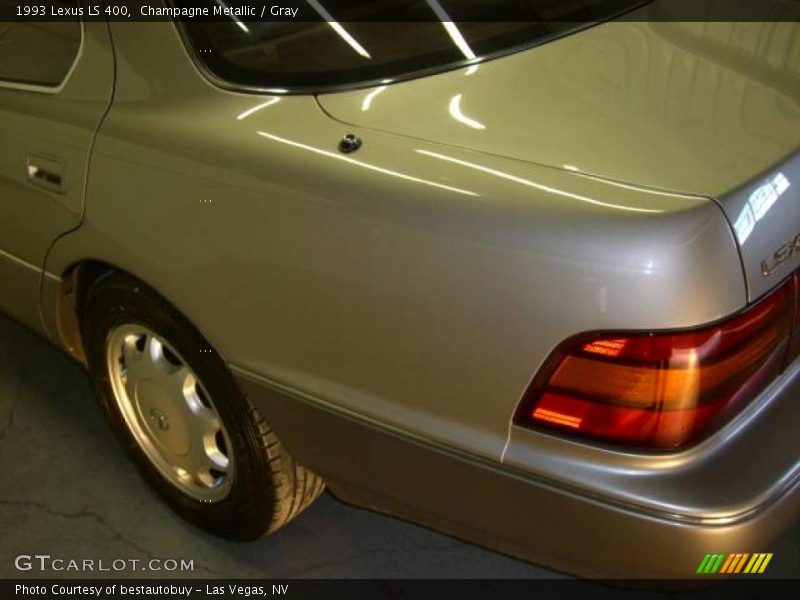 Champagne Metallic / Gray 1993 Lexus LS 400