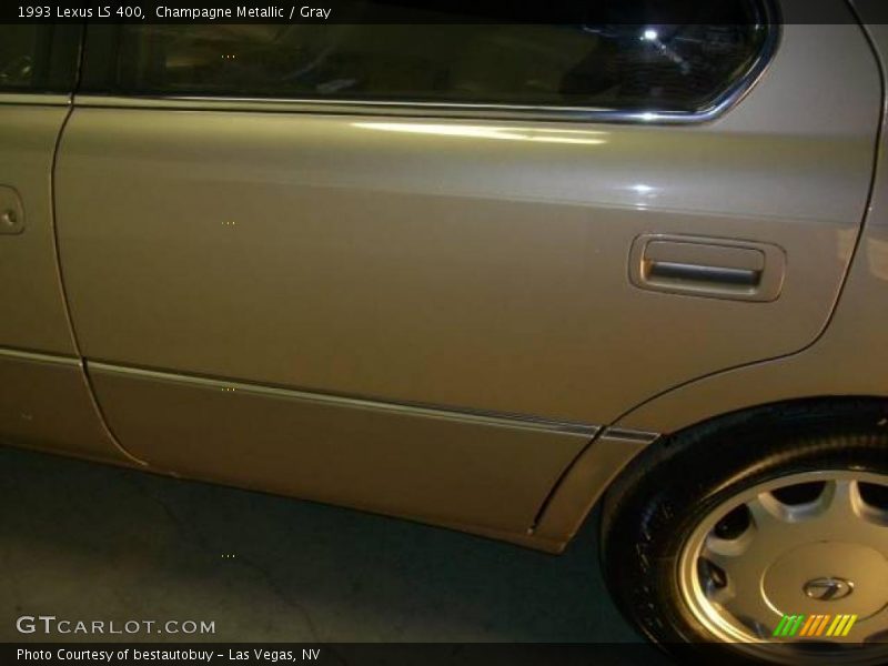 Champagne Metallic / Gray 1993 Lexus LS 400