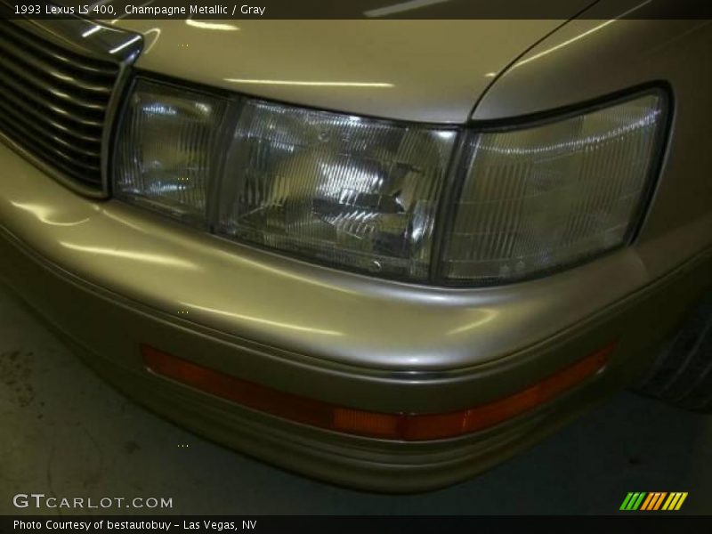 Champagne Metallic / Gray 1993 Lexus LS 400