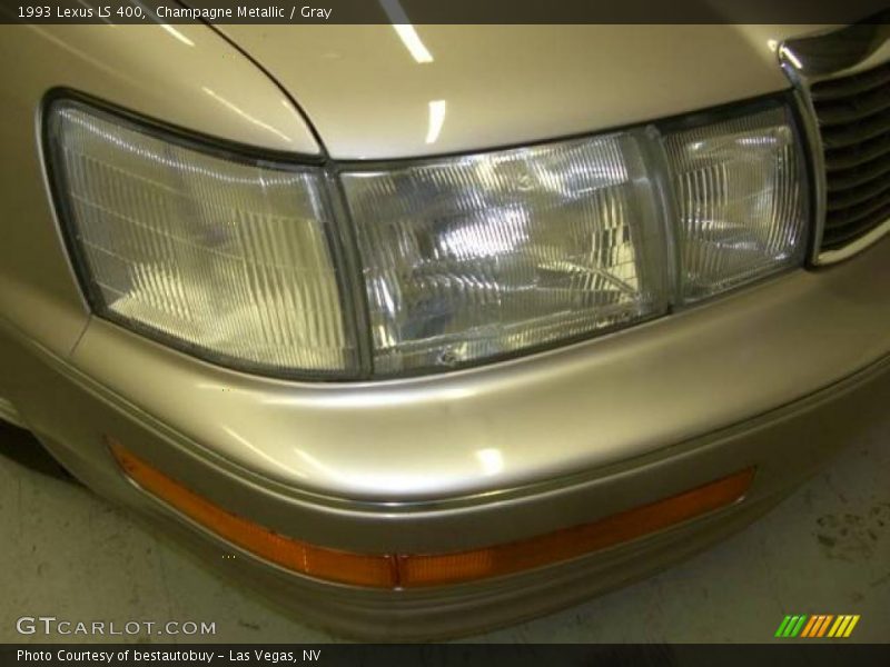 Champagne Metallic / Gray 1993 Lexus LS 400