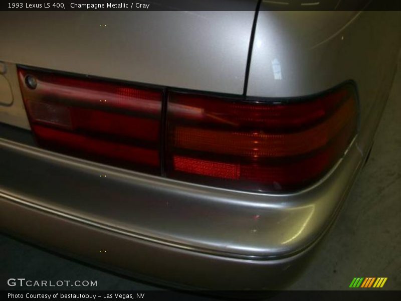 Champagne Metallic / Gray 1993 Lexus LS 400