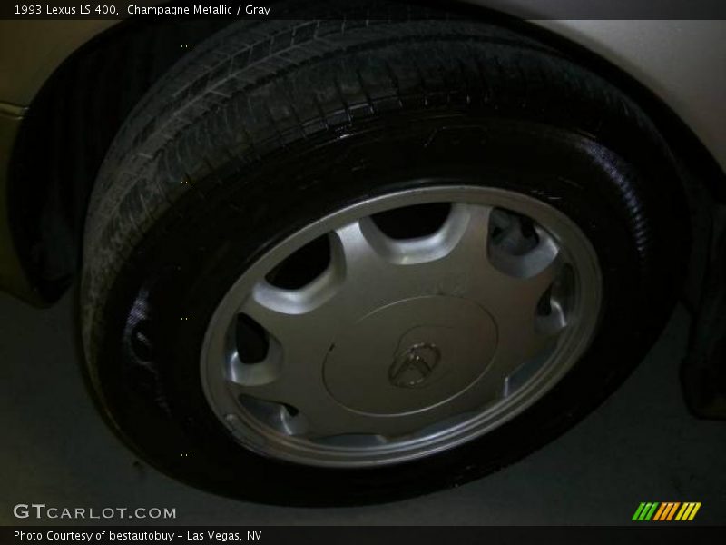 Champagne Metallic / Gray 1993 Lexus LS 400
