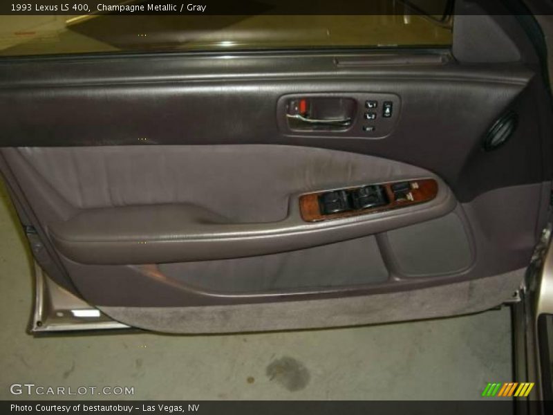 Champagne Metallic / Gray 1993 Lexus LS 400