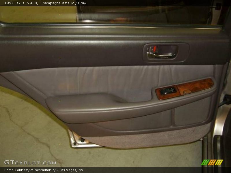 Champagne Metallic / Gray 1993 Lexus LS 400