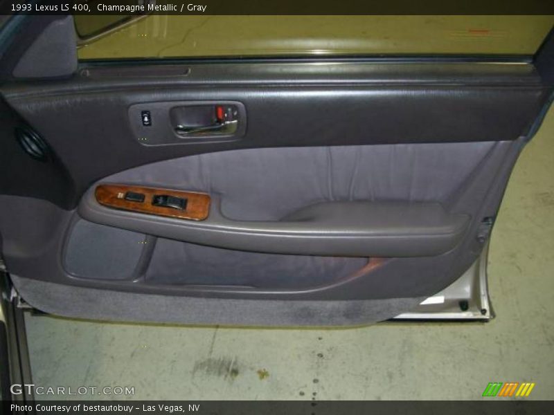 Champagne Metallic / Gray 1993 Lexus LS 400