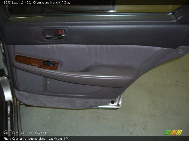 Champagne Metallic / Gray 1993 Lexus LS 400