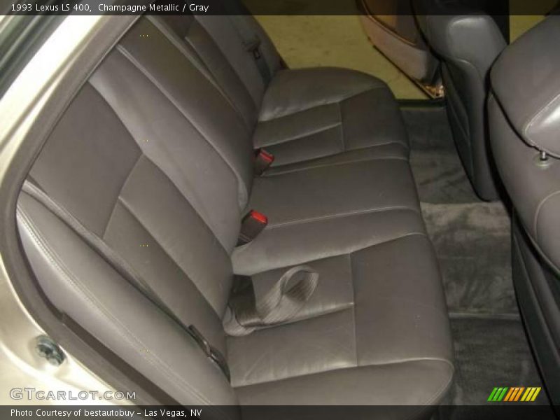 Champagne Metallic / Gray 1993 Lexus LS 400