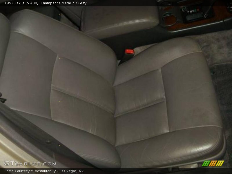 Champagne Metallic / Gray 1993 Lexus LS 400