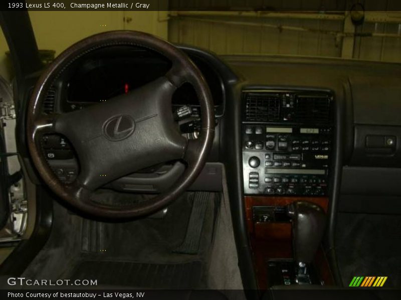 Champagne Metallic / Gray 1993 Lexus LS 400