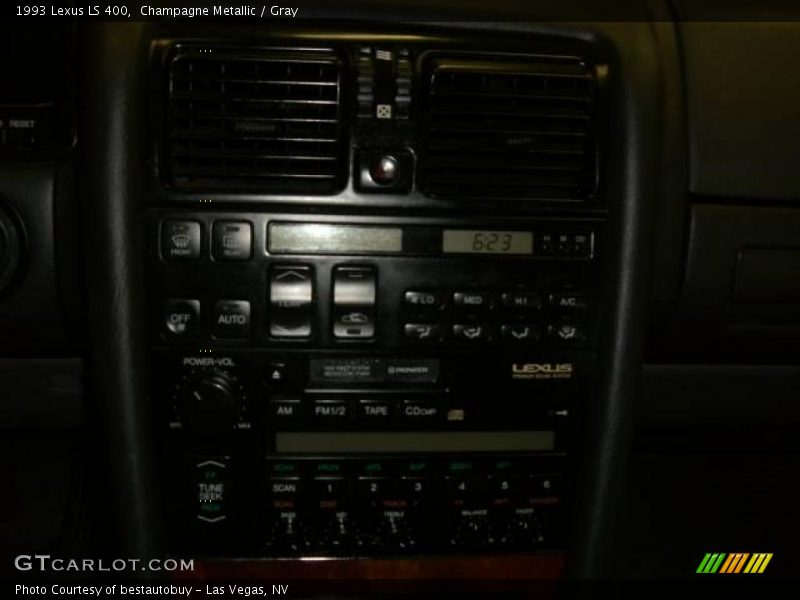 Champagne Metallic / Gray 1993 Lexus LS 400