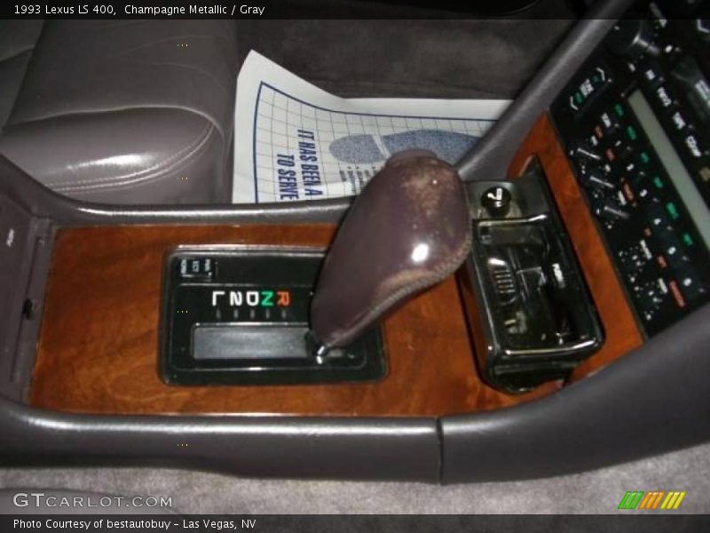 Champagne Metallic / Gray 1993 Lexus LS 400