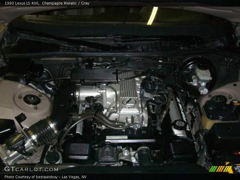 Champagne Metallic / Gray 1993 Lexus LS 400