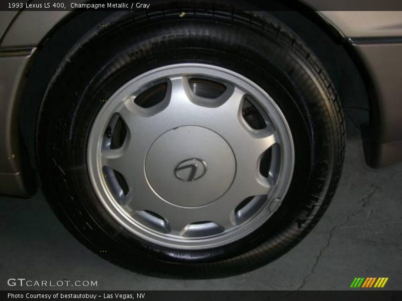 Champagne Metallic / Gray 1993 Lexus LS 400