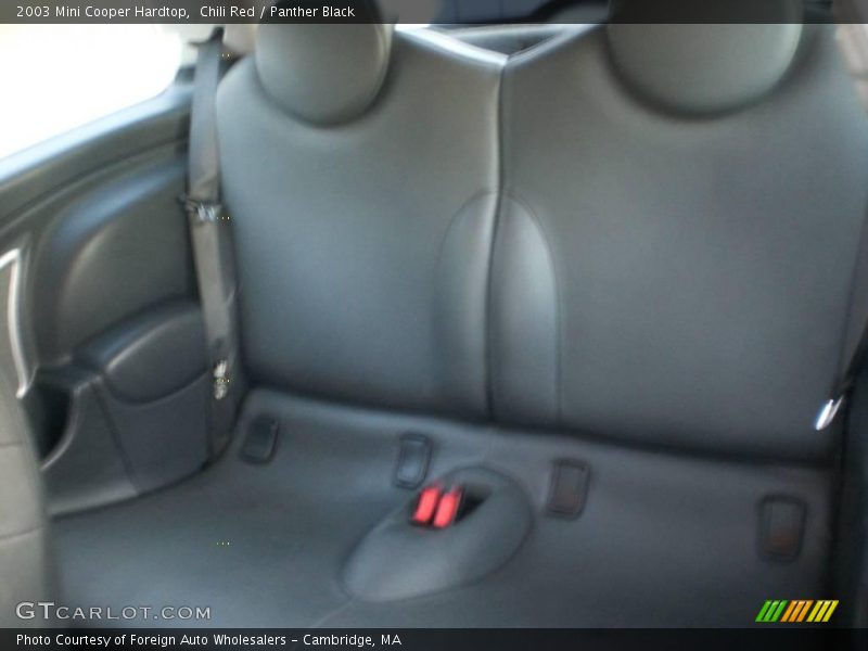 Chili Red / Panther Black 2003 Mini Cooper Hardtop