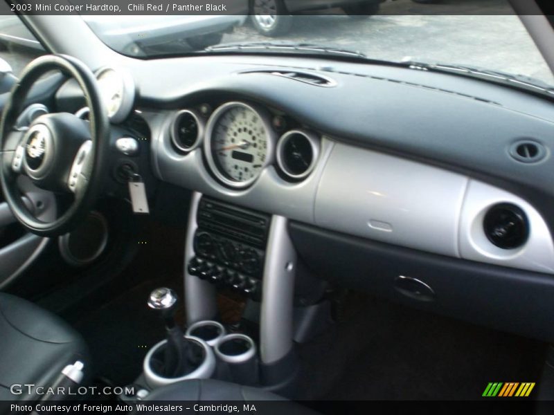 Chili Red / Panther Black 2003 Mini Cooper Hardtop