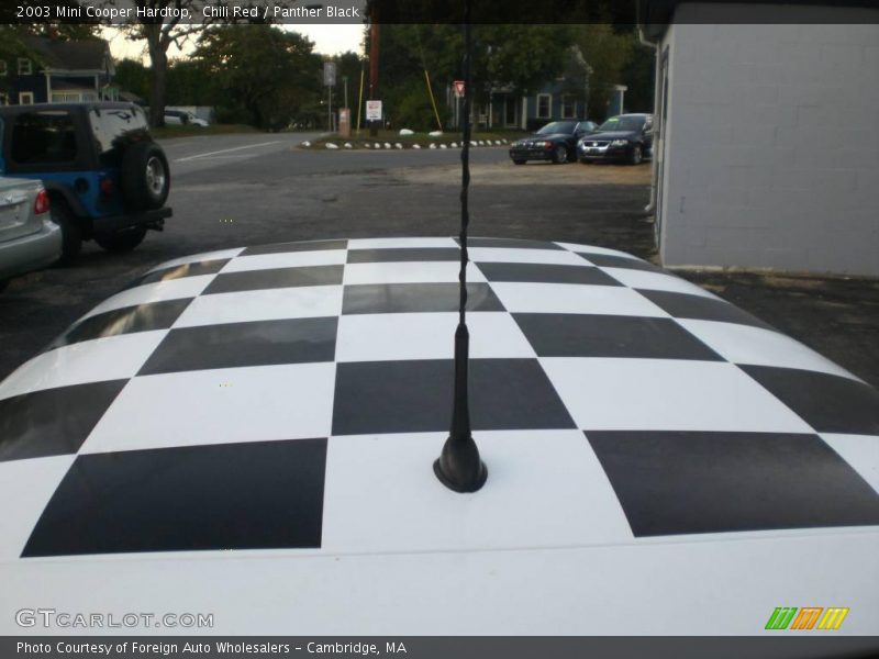 Chili Red / Panther Black 2003 Mini Cooper Hardtop
