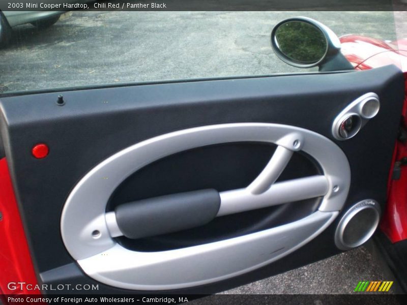 Chili Red / Panther Black 2003 Mini Cooper Hardtop