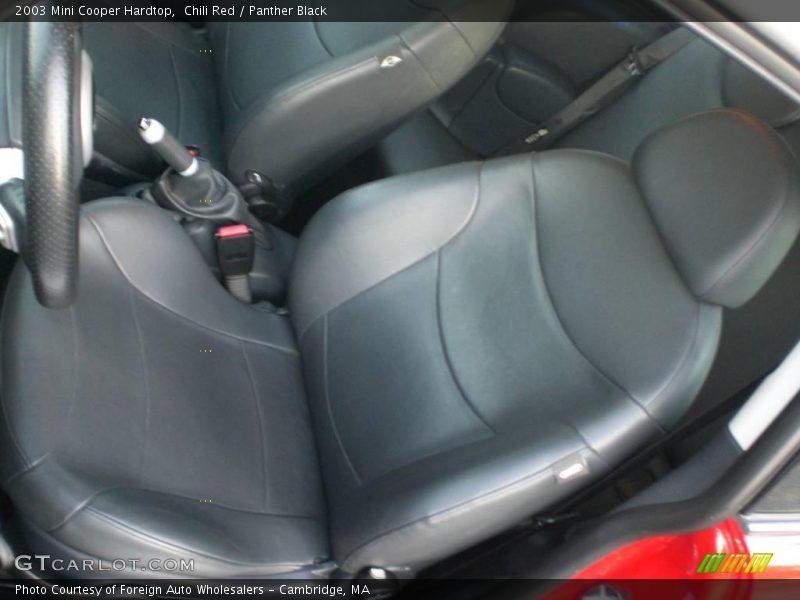 Chili Red / Panther Black 2003 Mini Cooper Hardtop