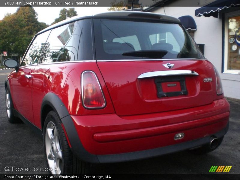 Chili Red / Panther Black 2003 Mini Cooper Hardtop