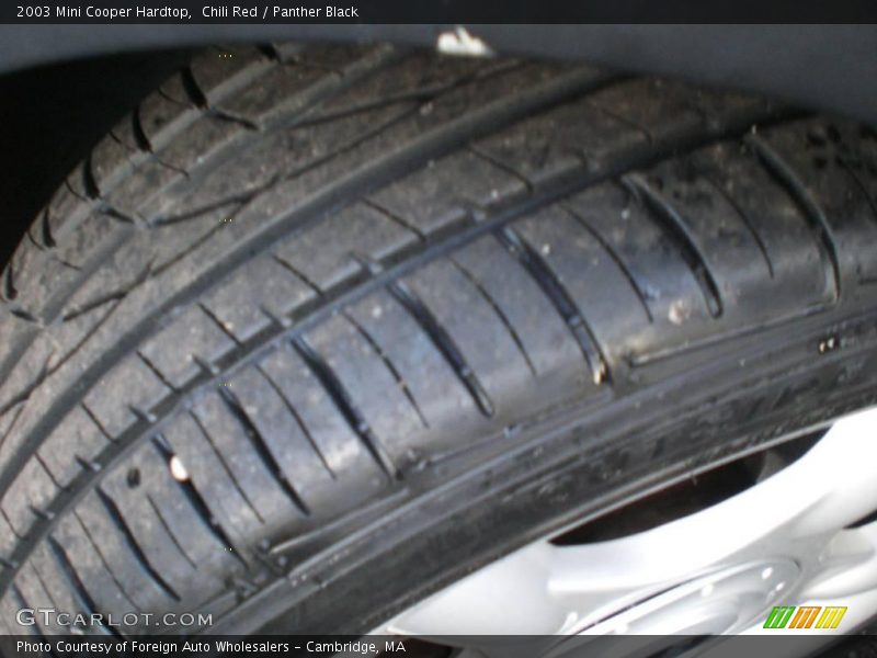 Chili Red / Panther Black 2003 Mini Cooper Hardtop