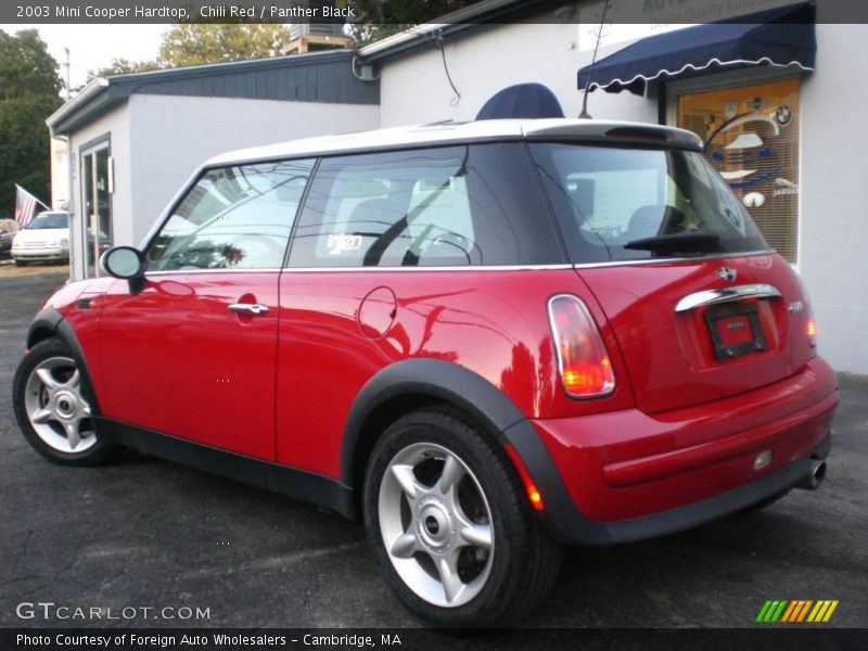 Chili Red / Panther Black 2003 Mini Cooper Hardtop