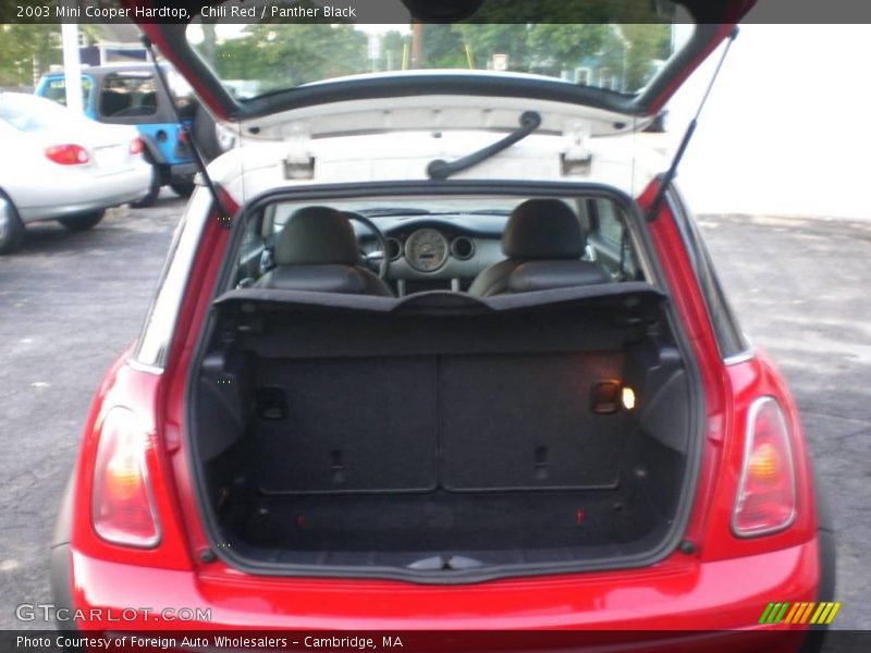 Chili Red / Panther Black 2003 Mini Cooper Hardtop