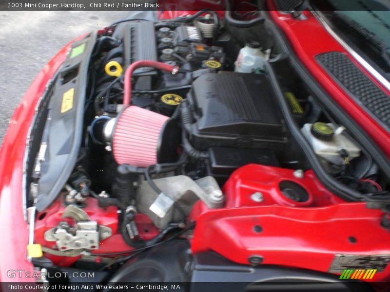 Chili Red / Panther Black 2003 Mini Cooper Hardtop