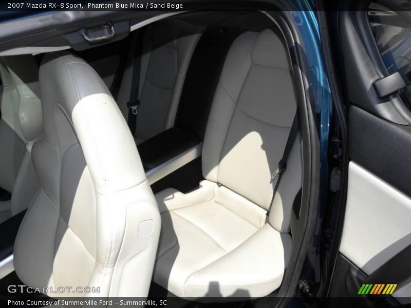 Phantom Blue Mica / Sand Beige 2007 Mazda RX-8 Sport