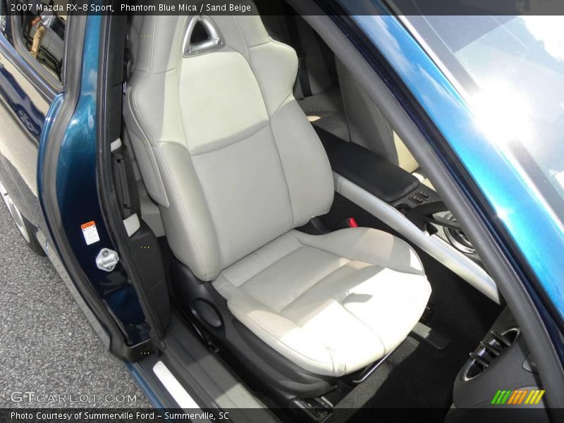 Phantom Blue Mica / Sand Beige 2007 Mazda RX-8 Sport