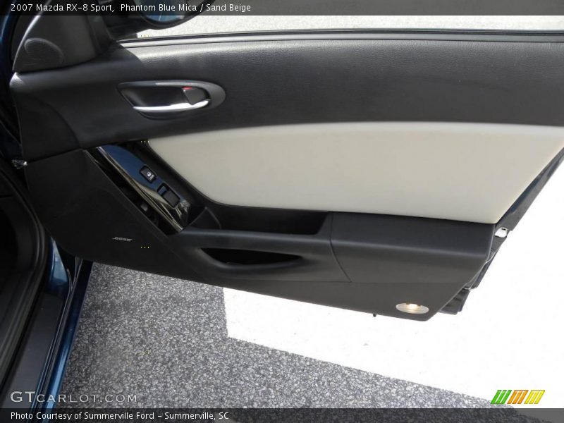 Phantom Blue Mica / Sand Beige 2007 Mazda RX-8 Sport