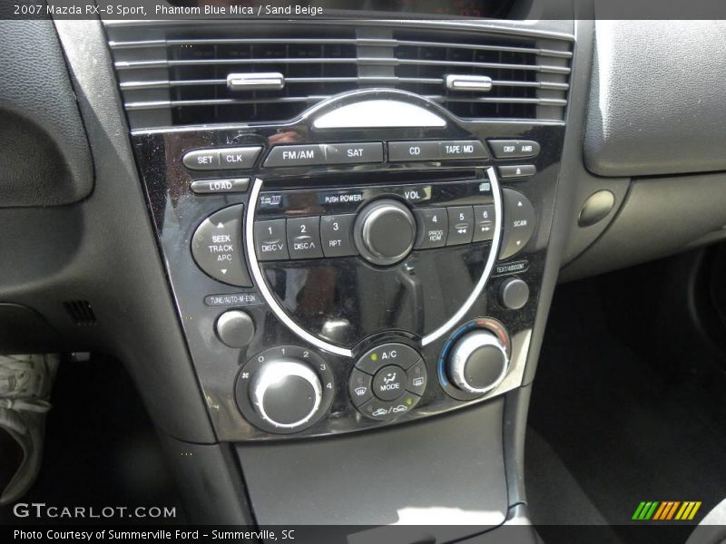 Phantom Blue Mica / Sand Beige 2007 Mazda RX-8 Sport