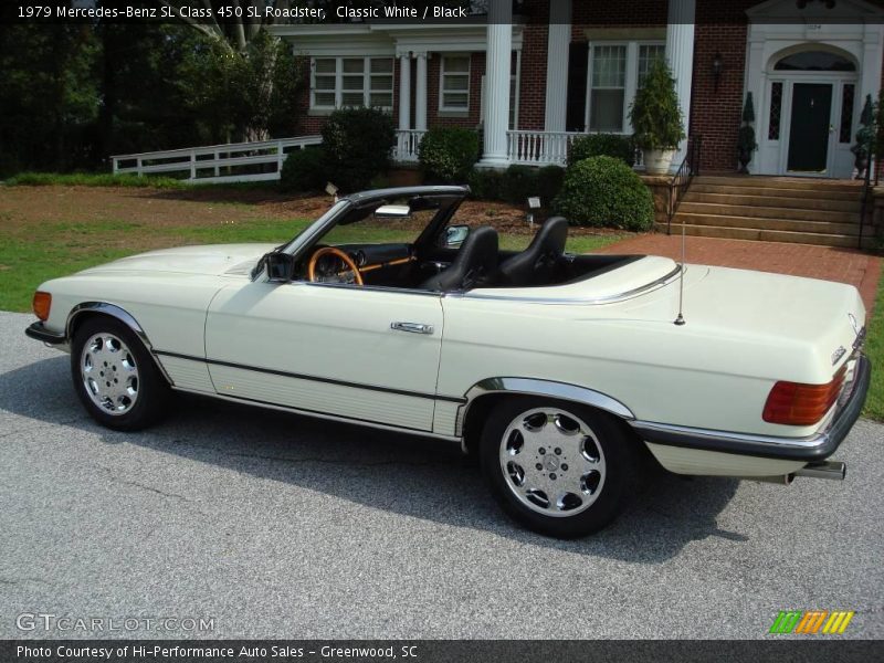 Classic White / Black 1979 Mercedes-Benz SL Class 450 SL Roadster