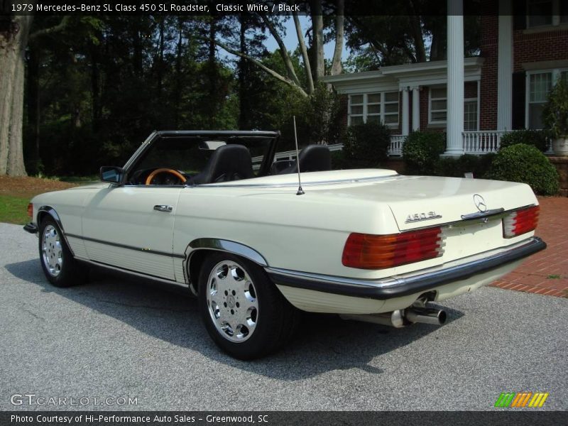 Classic White / Black 1979 Mercedes-Benz SL Class 450 SL Roadster