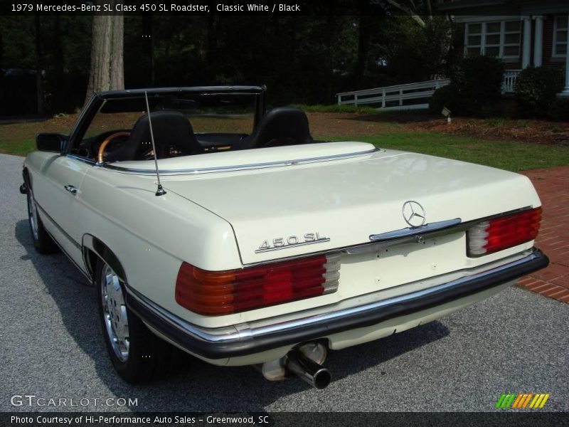 Classic White / Black 1979 Mercedes-Benz SL Class 450 SL Roadster